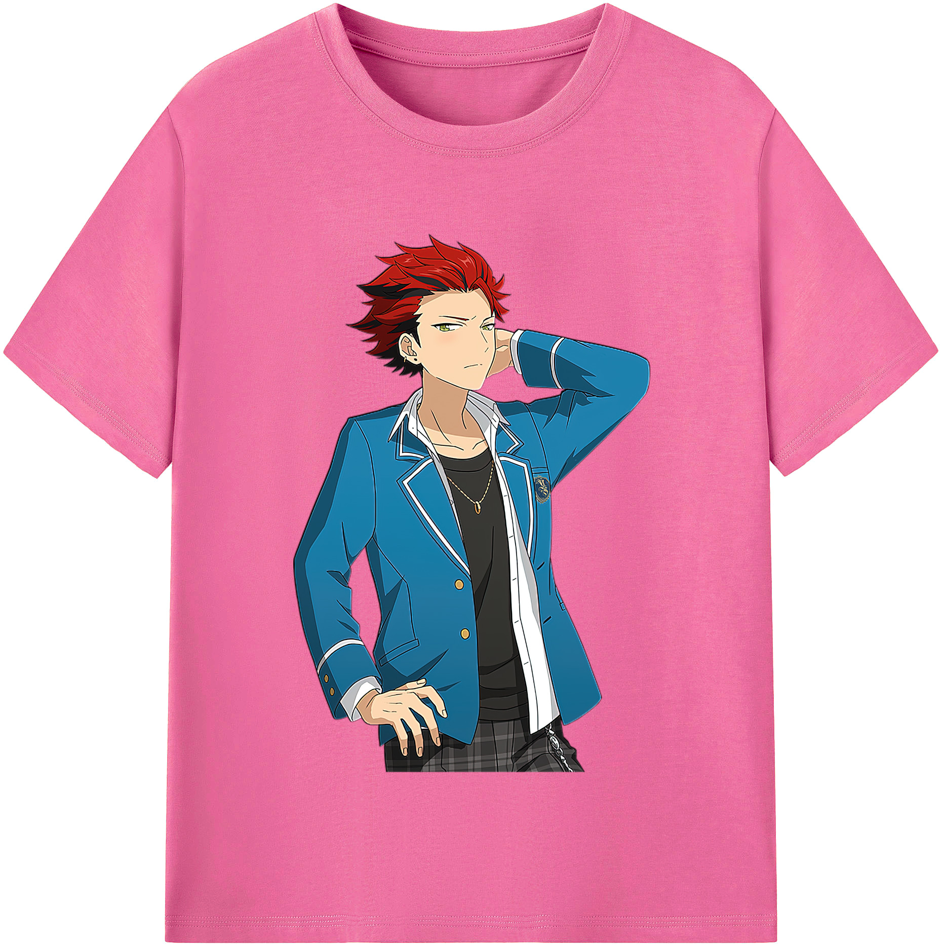 （画像用） あんさんぶるスターズ! Ensemble Stars レディースカジュアルプリントTシャツ（綿100％）
